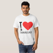 Ik hou van Hawaïaans T-shirt (Voorkant volledig)