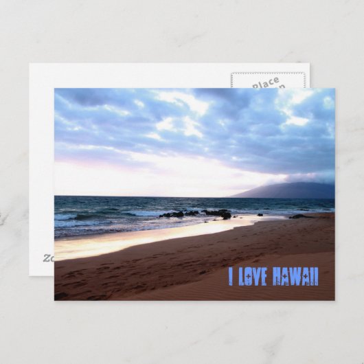 Ik hou van Hawaii briefkaart (Voorkant / Achterkant)