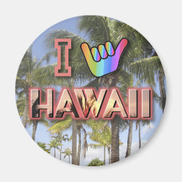 Ik hou van Hawaii Magneet