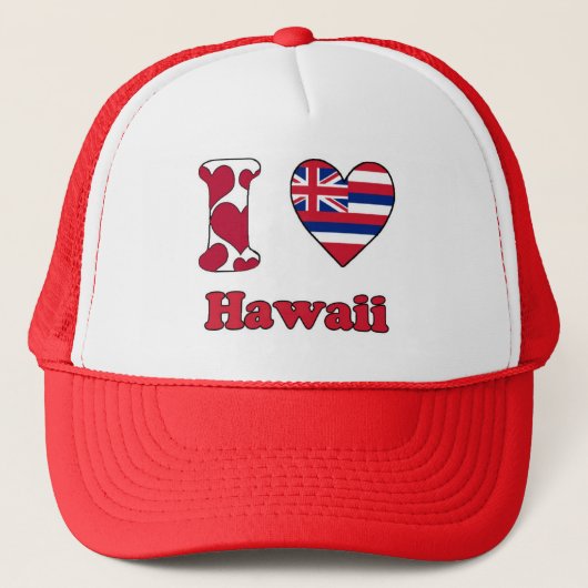 Ik hou van Hawaii Trucker Pet (Voorkant)