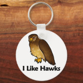 Ik hou van Hawks Sleutelhanger (Voorkant)