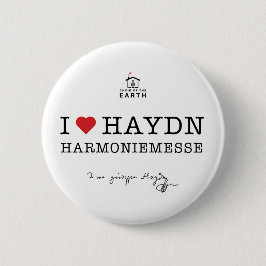 Ik hou van Haydn Harmoniemesse Ronde Button 5,7 Cm
