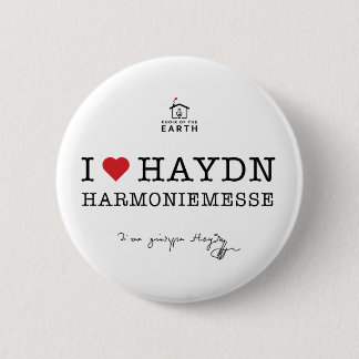 Ik hou van Haydn Harmoniemesse Ronde Button 5,7 Cm