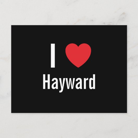 Ik hou van Hayward Briefkaart (Voorkant)