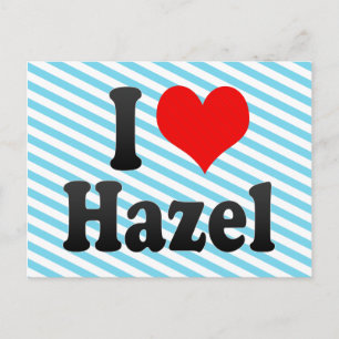 Ik hou van Hazel Briefkaart