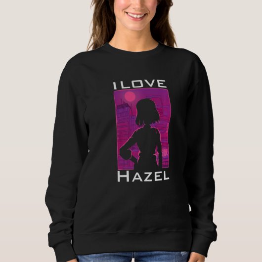 Ik hou van Hazel Premium Trui (Voorkant)