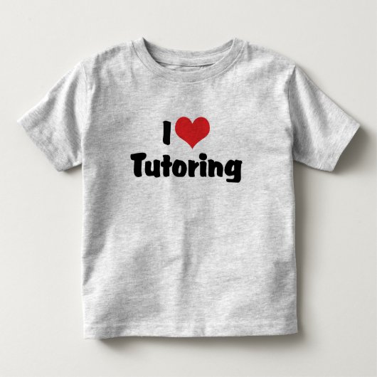 Ik hou van Heart bijles Kinder Shirts (Voorkant)