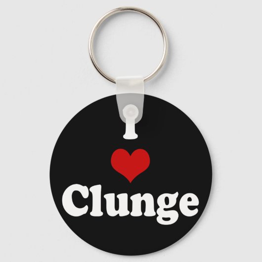 IK HOU VAN {HEART} CLUNGE SLEUTELHANGER (Voorkant)