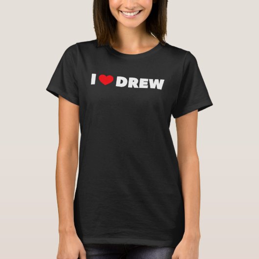 Ik hou van Heart Drew T-shirt (Voorkant)