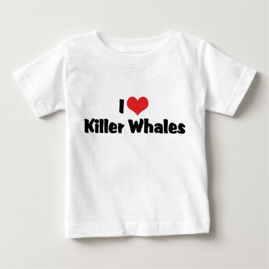 Ik hou van Heart Killer Whales (Voorkant)