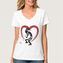 Ik hou van Heart Kokopelli T-shirt