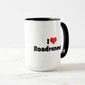 Ik hou van Heart Roadrunners Mok (Voorkant rechts)