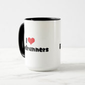 Ik hou van Heart Roadrunners Mok (Voorkant links)