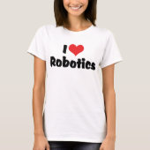 Ik hou van Heart Robotics - Robotliefhebber T-shirt (Voorkant)