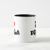 Ik hou van Heart Tequila Mok (Midden)