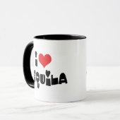 Ik hou van Heart Tequila Mok (Voorkant links)
