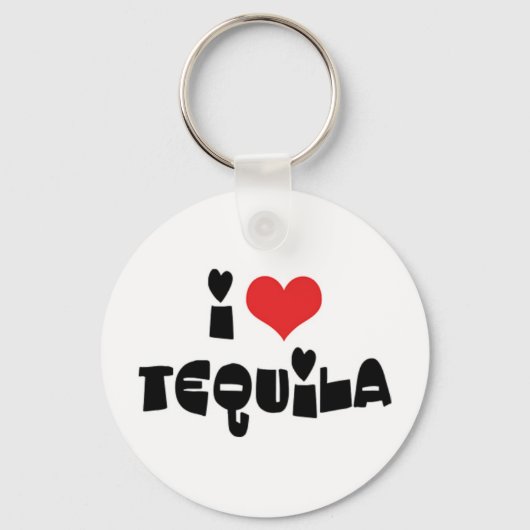 Ik hou van Heart Tequila Sleutelhanger (Voorkant)