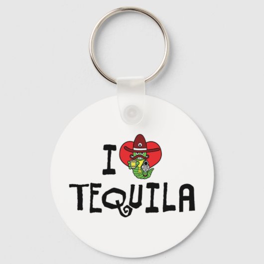 Ik hou van Heart Tequila Sleutelhanger (Voorkant)
