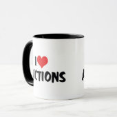 Ik hou van Heart veilingen Mok (Voorkant links)