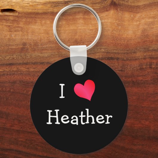 Ik hou van Heather Sleutelhanger (Voorkant)