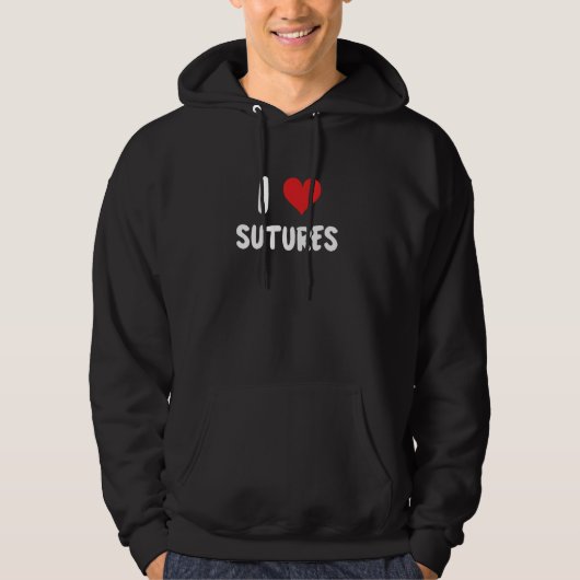 Ik hou van hechtingen - Doctor Nurse Surgeon Surge Hoodie (Voorkant)