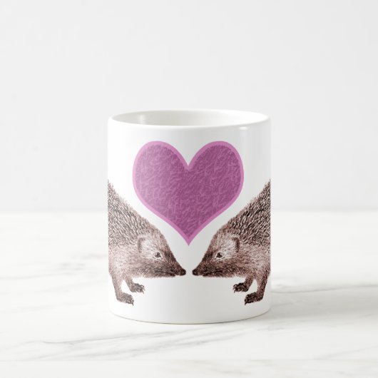 Ik hou van hedgies - twee ezels op een Mok (Center)