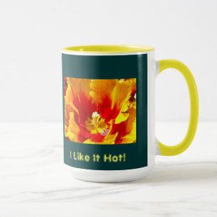 Ik Hou van Heet! Koffiebekers cadeaus Rode Gele Tu Mok