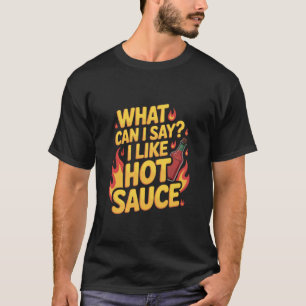 Ik Hou Van Heet Sauce Pittig Eten Liefhebber Sarca T-shirt