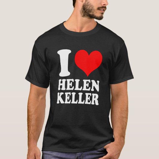 Ik hou van Helen Keller Premium T-shirt (Voorkant)