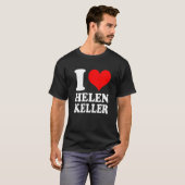 Ik hou van Helen Keller Premium T-shirt (Voorkant volledig)