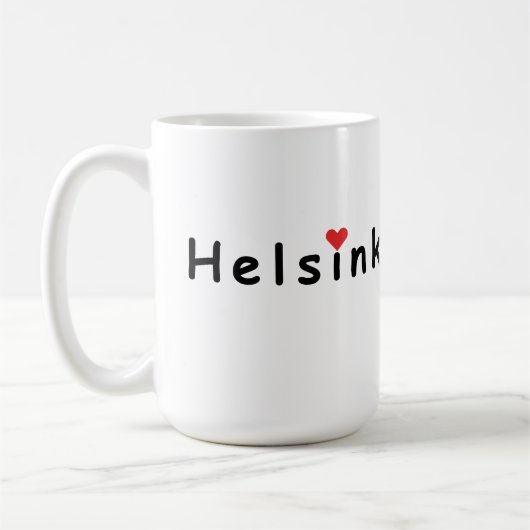 Ik hou van Helsinki Koffiemok (Links)
