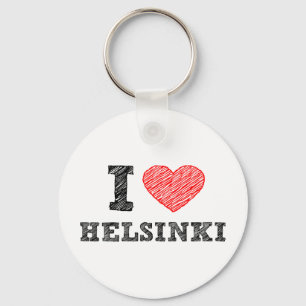 Ik hou van Helsinki Sleutelhanger