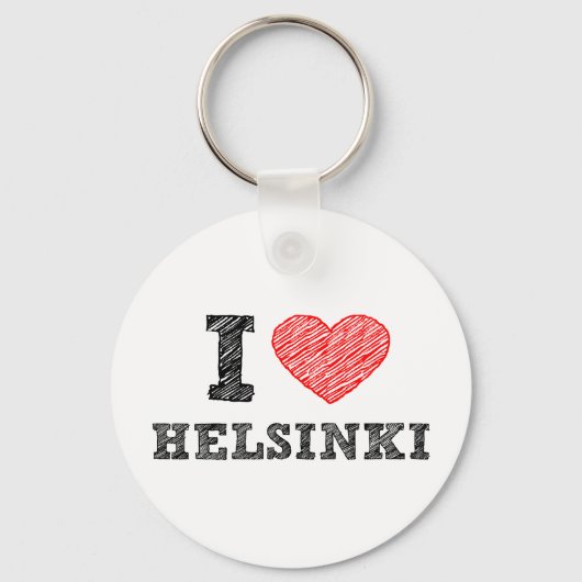 Ik hou van Helsinki Sleutelhanger (Voorkant)