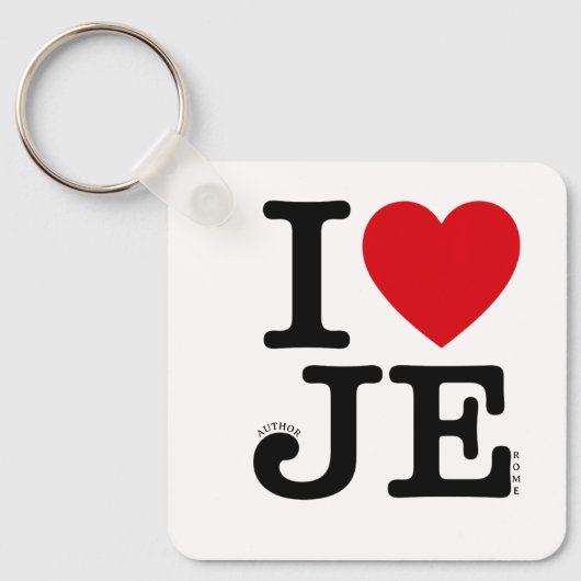 IK HOU VAN HEM SLEUTELHANGER (Voorkant)