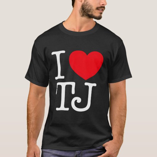 Ik hou van hem TJ T-shirt (Voorkant)