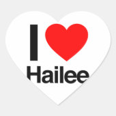 ik hou van hemel hart sticker (Voorkant)