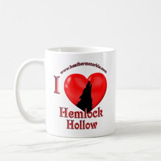 Ik hou van Hemlock Hollow Coffee mok (Links)