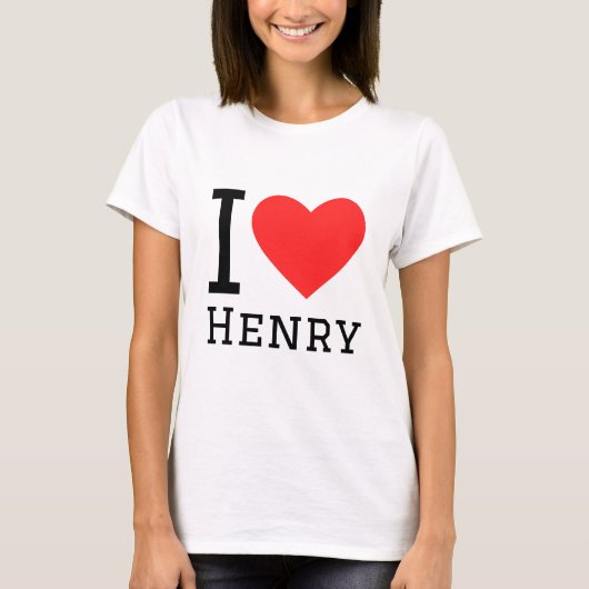 Ik hou van henry t-shirt (Voorkant)