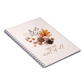 Ik hou van Herfst het meest van alle bladeren blad Notitieboek (Rechterzijde)