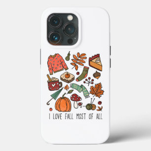 Ik hou van Herfst het meeste najaar Case-Mate iPhone Case