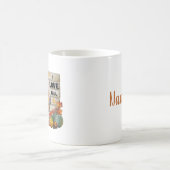 Ik hou van herfst kabouter gepersonaliseerd koffiemok (Center)