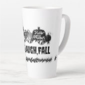 Ik hou van herfst latte mok (Rechterhoek)