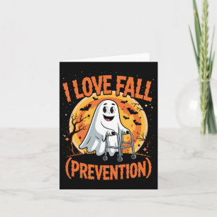 Ik hou van Herfst preventie fysiotherapie Hallowee Kaart