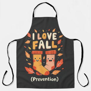 Ik hou van Herfst preventie herfstgezellig pompoen Schort