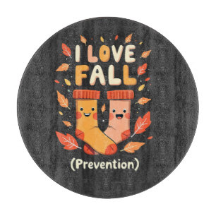Ik hou van Herfst preventie herfstgezellig pompoen Snijplank