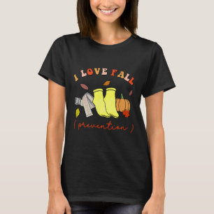 Ik hou van Herfst preventie Sokken Thanksgiving He T-shirt
