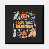 Ik hou van Herfst Preventie Thanksgiving Nurse Phy Magneet (Voorkant)