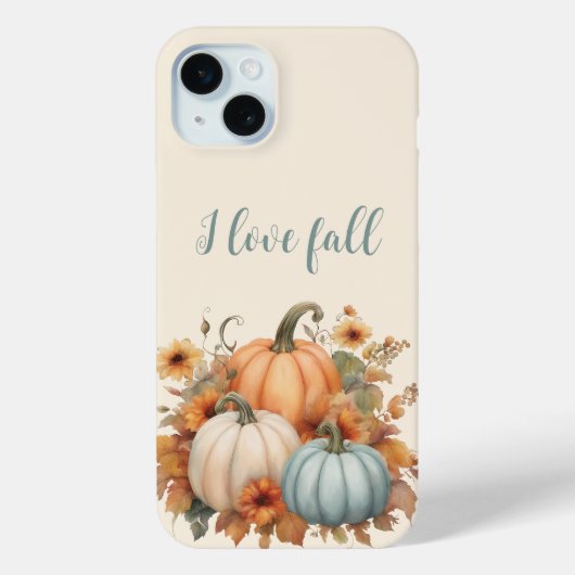 Ik hou van Herfst Pumpkin Case-Mate iPhone Case (Achterkant)
