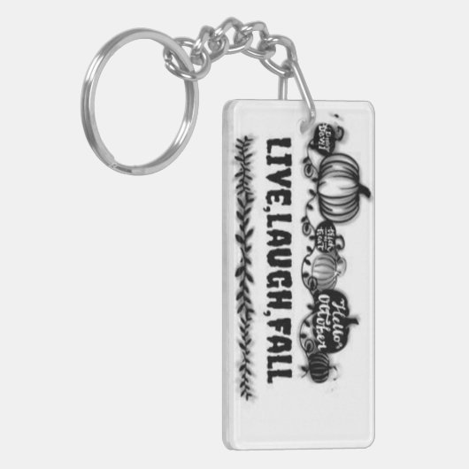 Ik hou van herfst sleutelhanger (Voorkant Links)