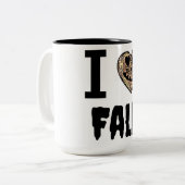 Ik hou van Herfst Tweekleurige Koffiemok (Voorkant links)